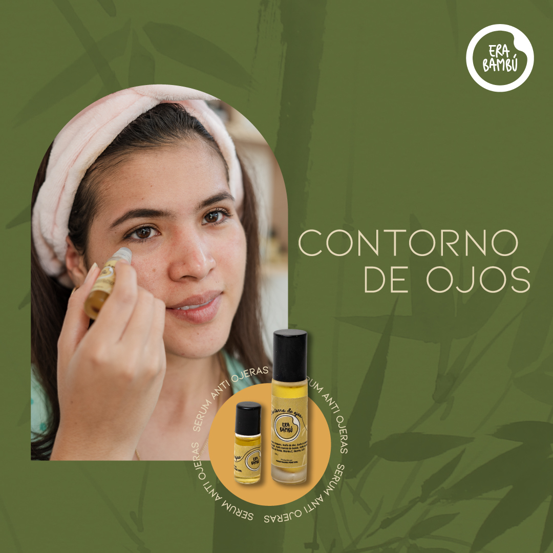 Serum contorno de ojos - El contorno de los ojos requiere mayor cuidado, ya que es la parte más sensible del rostro, podemos aprovechar las propiedades de algunos aceites naturales y el café para mitigar las ojeras.CONTENIDO: Coffea arabica, aceite de rosa mosquera, aceite de oliva, aceite de almendras, aceite de argán, aceite de recino, vitamina E, glicerina.